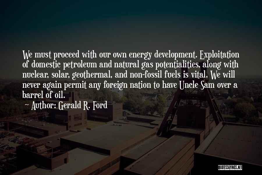 Natural Gas Quotes By Gerald R. Ford