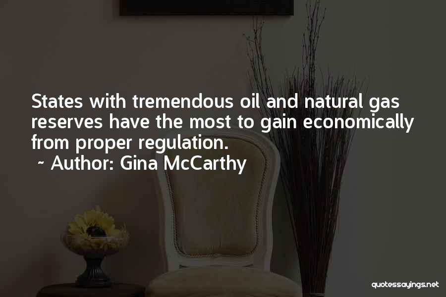 Natural Gas Quotes By Gina McCarthy