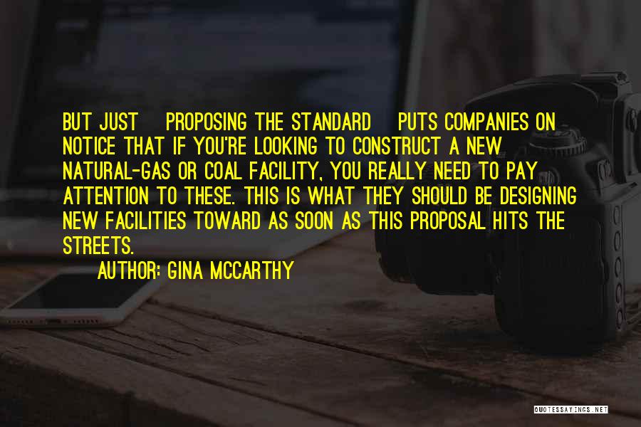 Natural Gas Quotes By Gina McCarthy