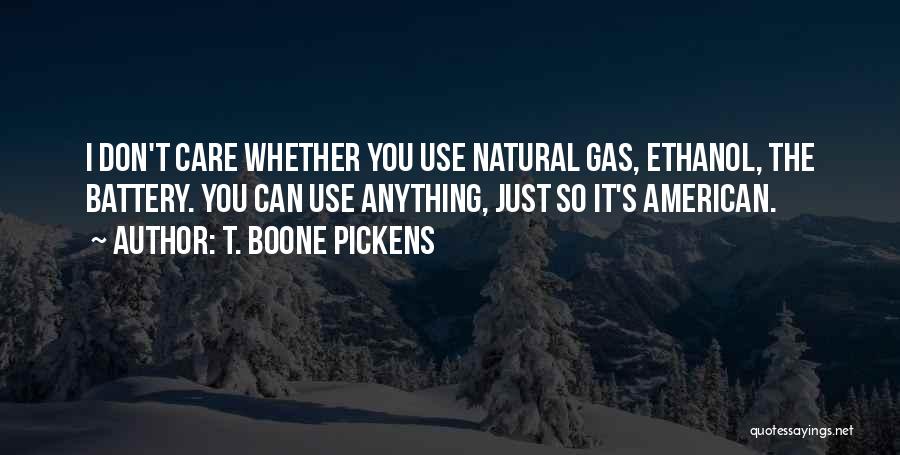 Natural Gas Quotes By T. Boone Pickens