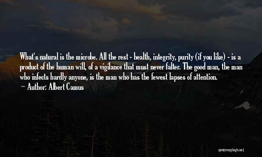 Natural Health Quotes By Albert Camus