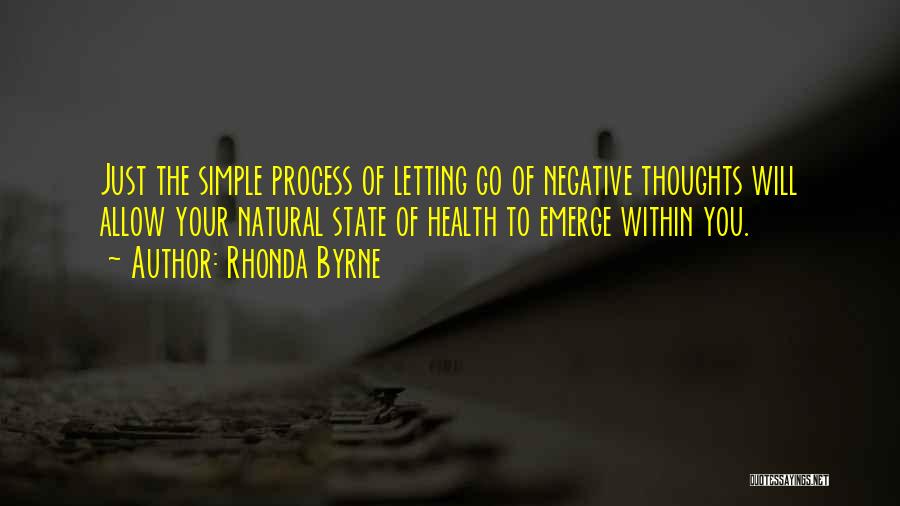 Natural Health Quotes By Rhonda Byrne