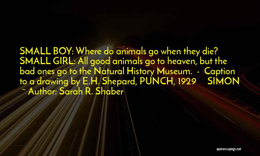 Natural History Museum Quotes By Sarah R. Shaber