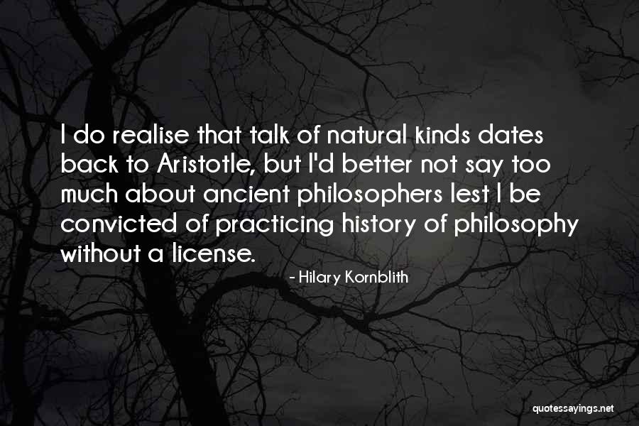 Natural History Quotes By Hilary Kornblith