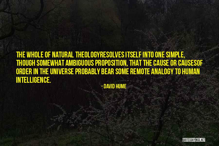 Natural Intelligence Quotes By David Hume Natural Intelligence Quotes By David Hume