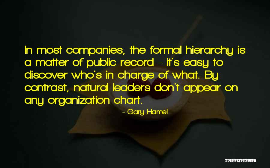 Natural Leaders Quotes By Gary Hamel Natural Leaders Quotes By Gary Hamel