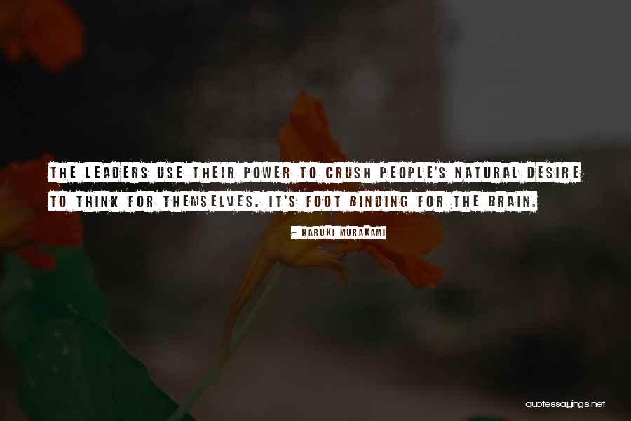 Natural Leaders Quotes By Haruki Murakami Natural Leaders Quotes By Haruki Murakami