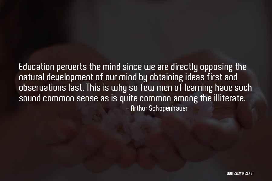 Natural Learning Quotes By Arthur Schopenhauer Natural Learning Quotes By Arthur Schopenhauer