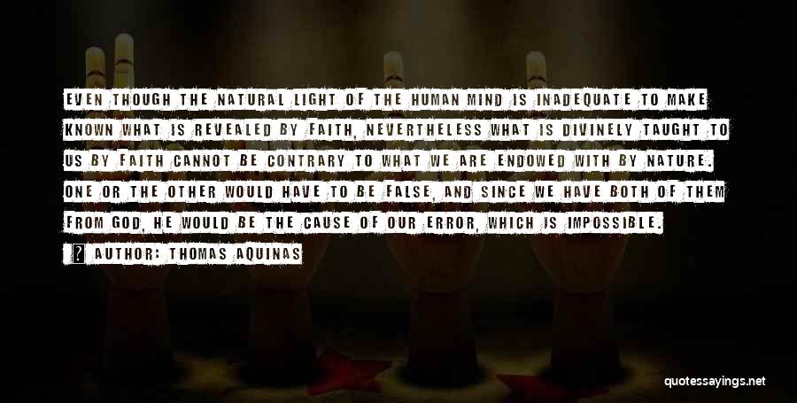 Natural Light Quotes By Thomas Aquinas