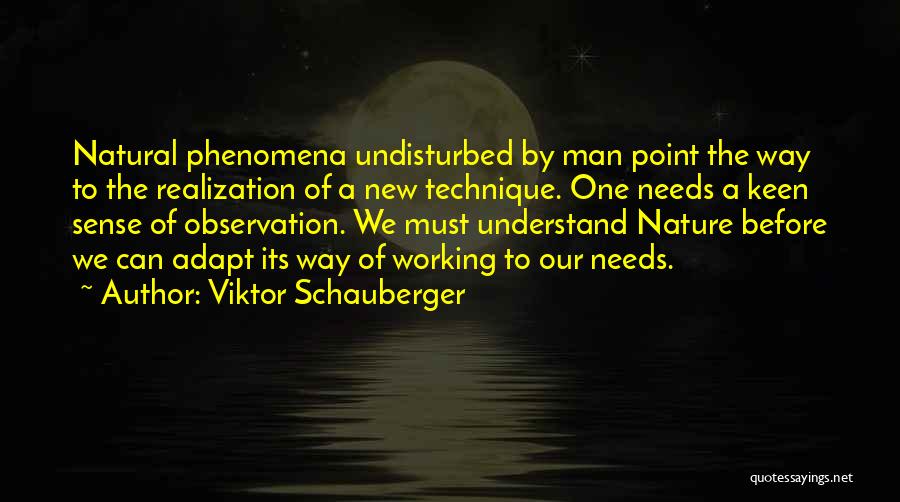 Natural Phenomena Quotes By Viktor Schauberger