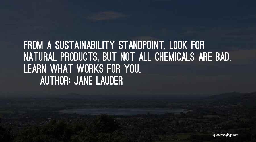 Natural Products Quotes By Jane Lauder