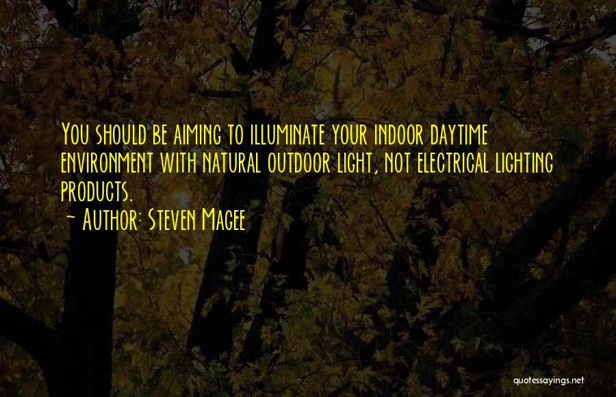 Natural Products Quotes By Steven Magee
