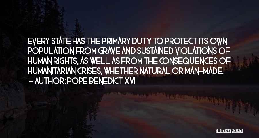 Natural Rights Of Man Quotes By Pope Benedict XVI