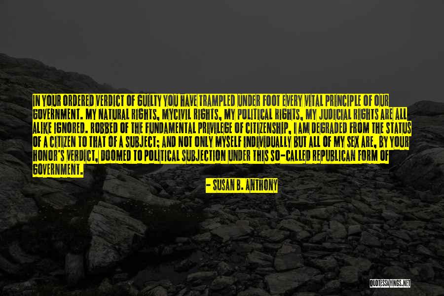 Natural Rights Quotes By Susan B. Anthony Natural Rights Quotes By Susan B. Anthony