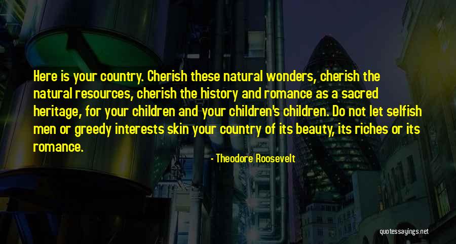 Natural Wonders Quotes By Theodore Roosevelt