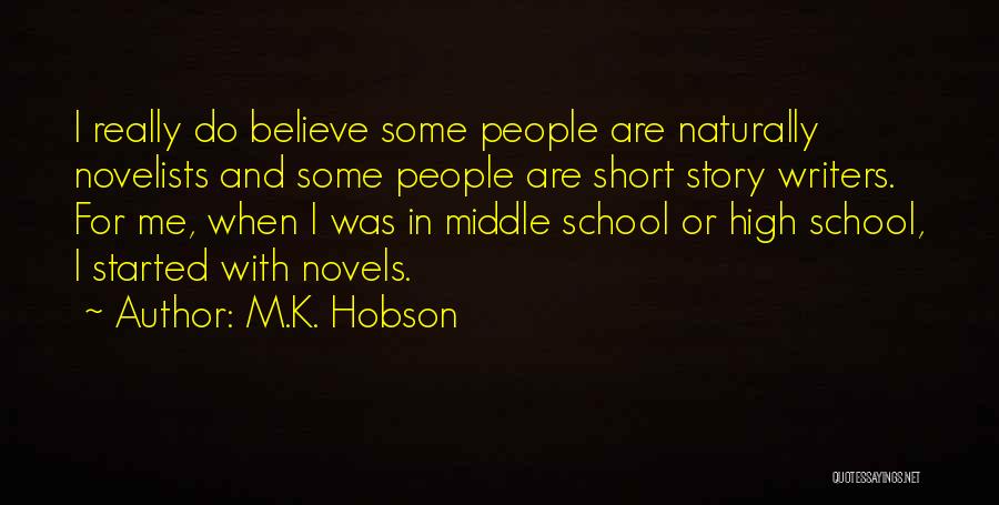 Naturally High Quotes By M.K. Hobson