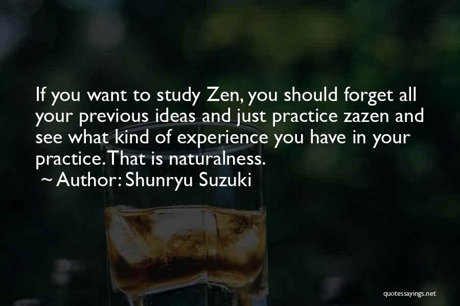 Naturalness Quotes By Shunryu Suzuki