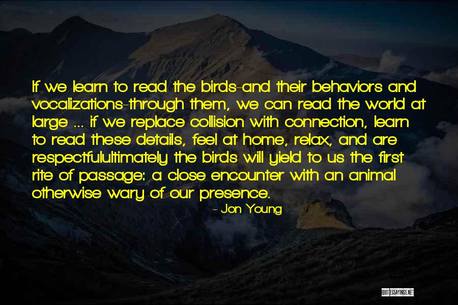 Nature And Birds Quotes By Jon Young Nature And Birds Quotes By Jon Young