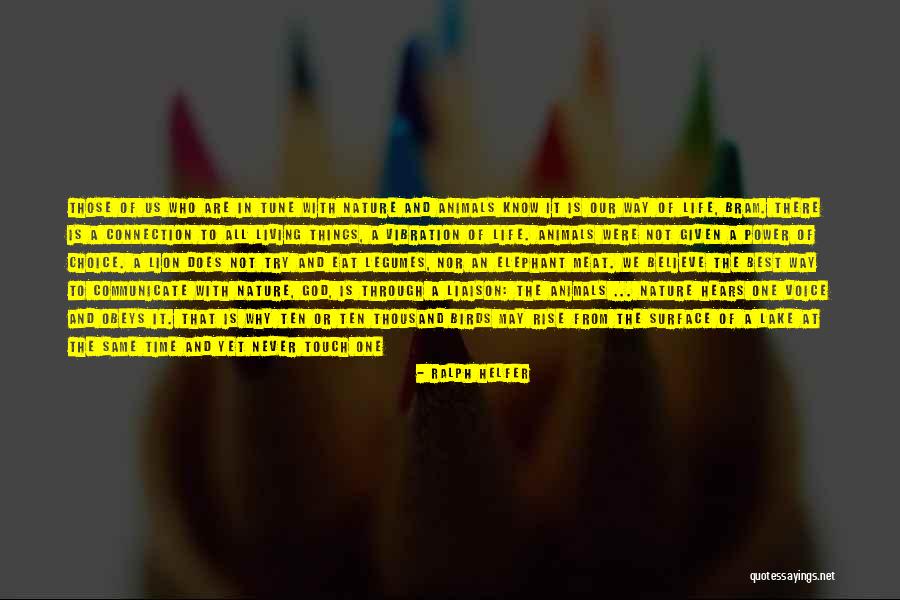 Nature And Birds Quotes By Ralph Helfer Nature And Birds Quotes By Ralph Helfer