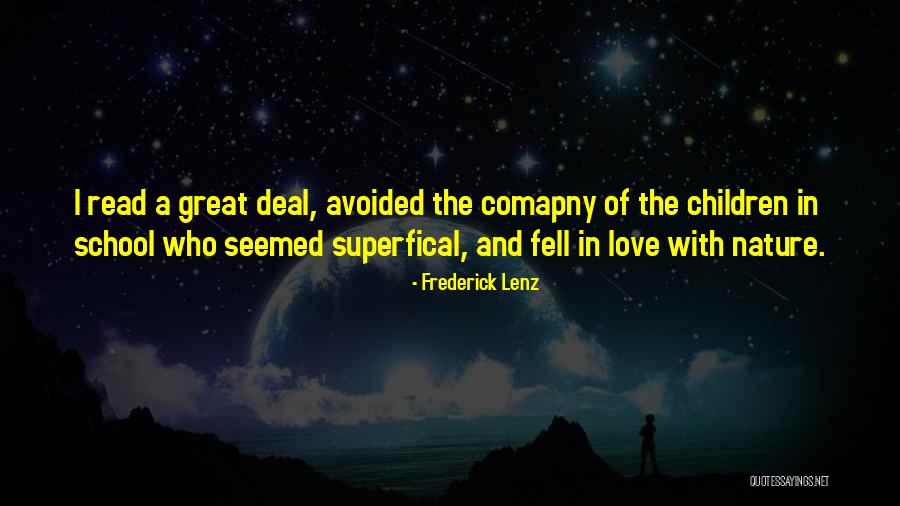Nature And Children Quotes By Frederick Lenz Nature And Children Quotes By Frederick Lenz