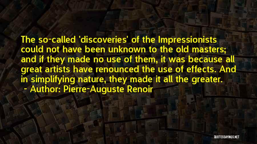 Nature And Discovery Quotes By Pierre-Auguste Renoir