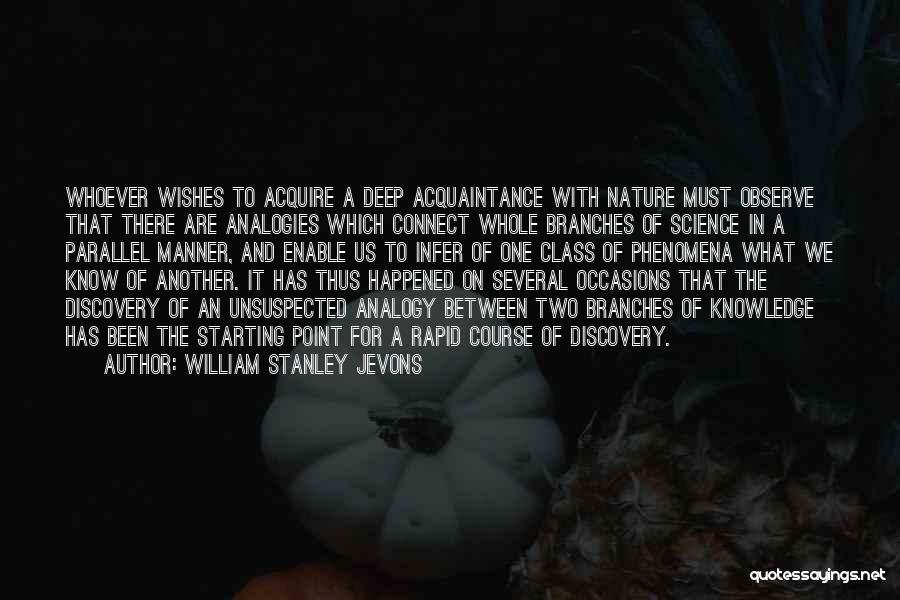 Nature And Discovery Quotes By William Stanley Jevons