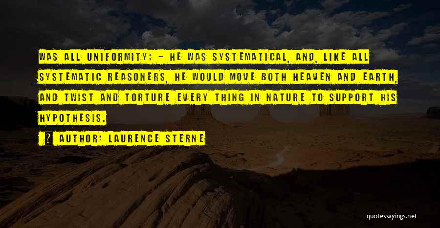 Nature And Earth Quotes By Laurence Sterne