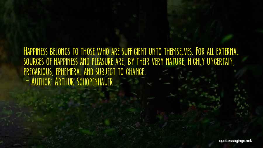 Nature And Inspirational Quotes By Arthur Schopenhauer