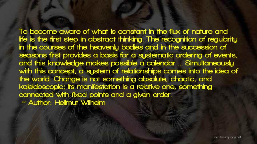 Nature And Life Quotes By Hellmut Wilhelm