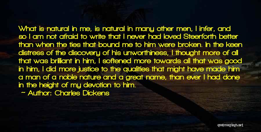 Nature And Man Made Quotes By Charles Dickens