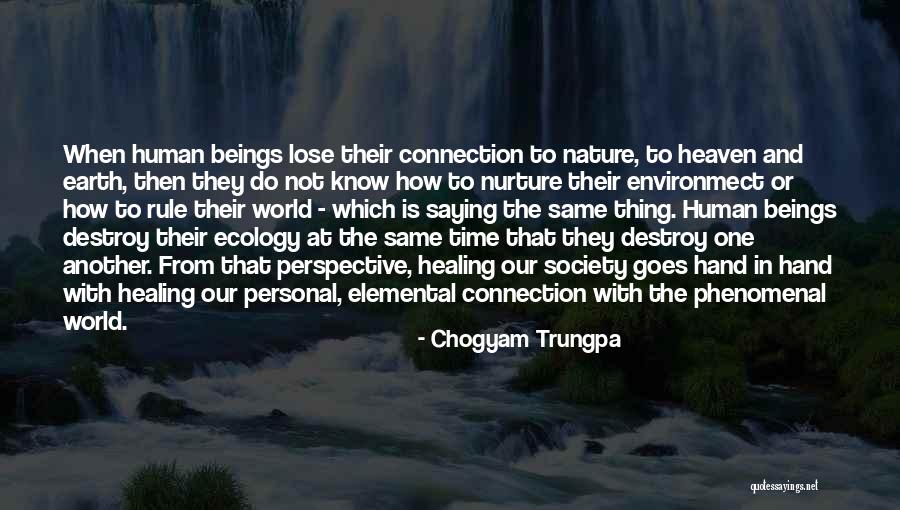 Nature And Nurture Quotes By Chogyam Trungpa