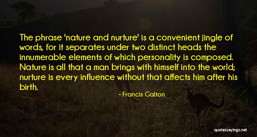 Nature And Nurture Quotes By Francis Galton