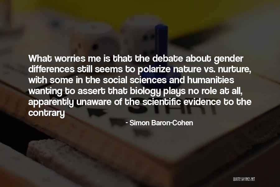 Nature And Nurture Quotes By Simon Baron-Cohen