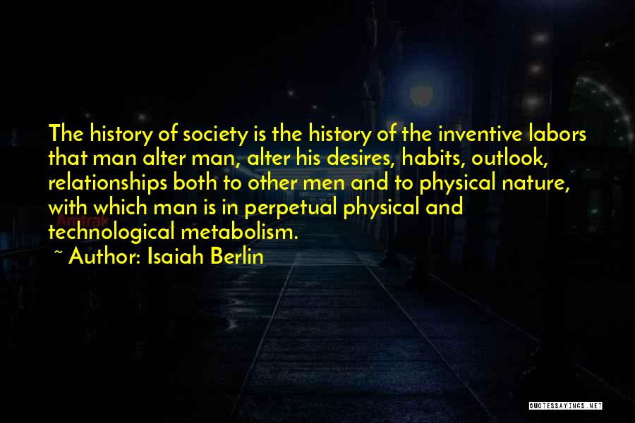 Nature And Society Quotes By Isaiah Berlin