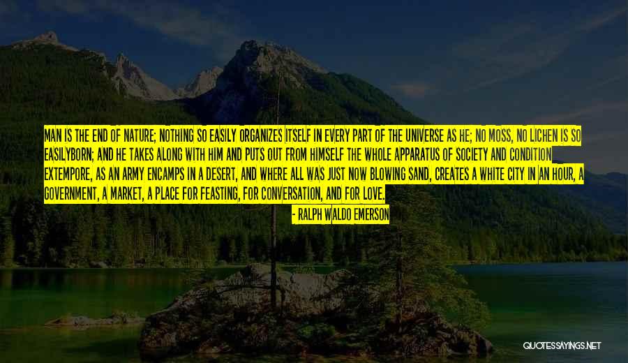 Nature And Society Quotes By Ralph Waldo Emerson