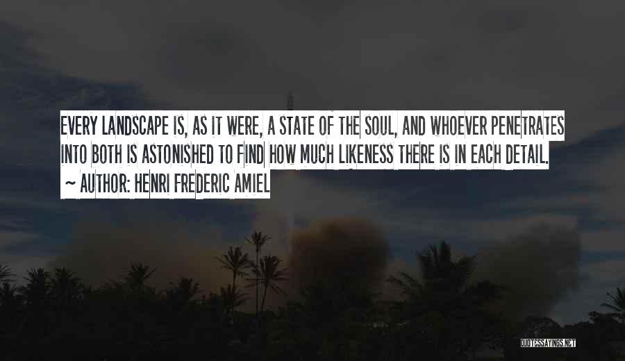 Nature And Soul Quotes By Henri Frederic Amiel