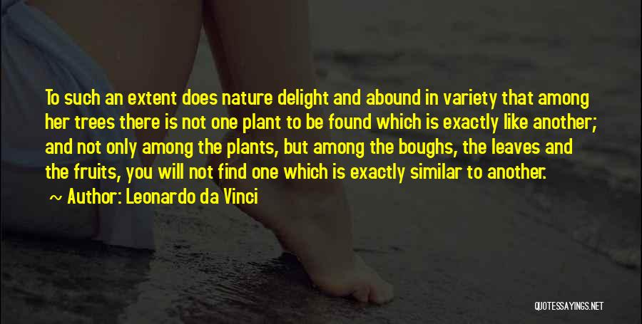 Nature And Trees Quotes By Leonardo Da Vinci