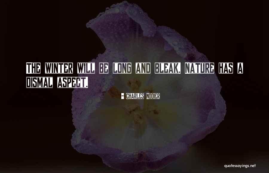Nature And Winter Quotes By Charles Nodier Nature And Winter Quotes By Charles Nodier