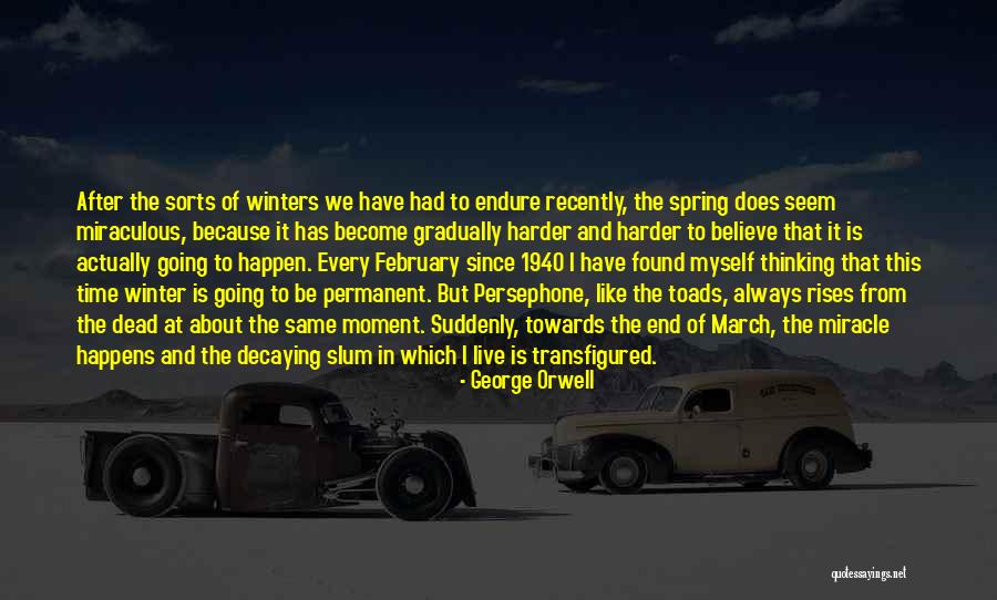 Nature And Winter Quotes By George Orwell Nature And Winter Quotes By George Orwell