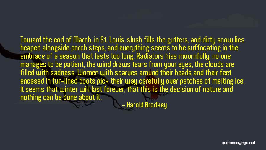 Nature And Winter Quotes By Harold Brodkey Nature And Winter Quotes By Harold Brodkey