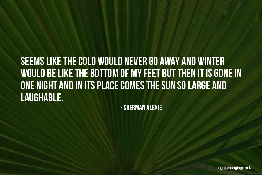 Nature And Winter Quotes By Sherman Alexie Nature And Winter Quotes By Sherman Alexie