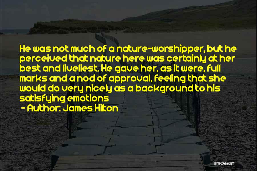 Nature Background With Quotes By James Hilton