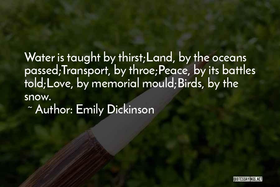 Nature Birds Quotes By Emily Dickinson