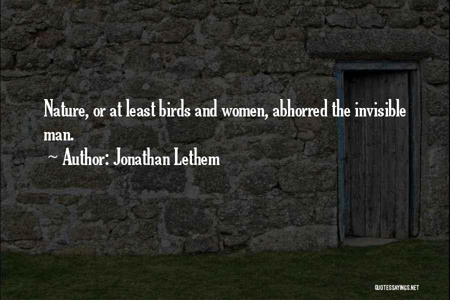 Nature Birds Quotes By Jonathan Lethem