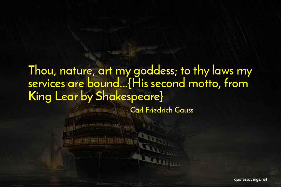 Nature By Shakespeare Quotes By Carl Friedrich Gauss Nature By Shakespeare Quotes By Carl Friedrich Gauss