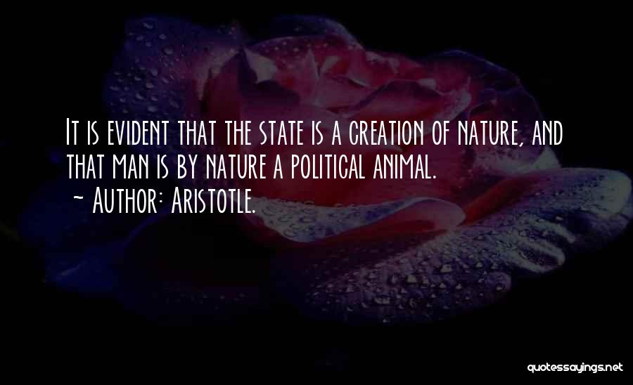 Nature Creation Quotes By Aristotle.