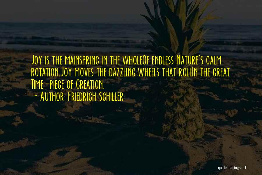 Nature Creation Quotes By Friedrich Schiller