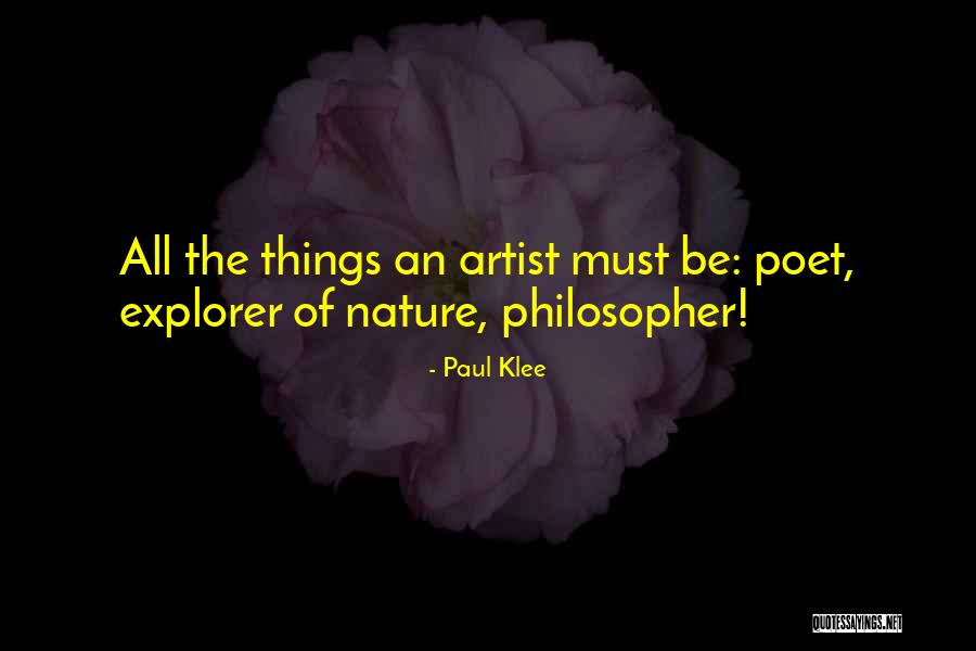 Nature Explorer Quotes By Paul Klee Nature Explorer Quotes By Paul Klee