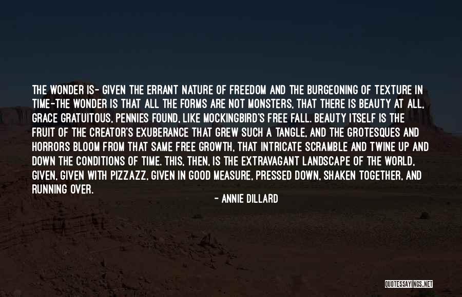 Nature Fall Quotes By Annie Dillard Nature Fall Quotes By Annie Dillard