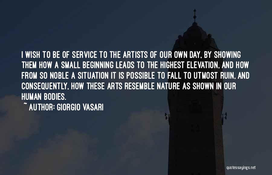 Nature From Artists Quotes By Giorgio Vasari